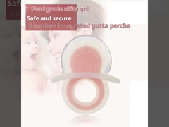 الدرجة الغذائية اليدوية السيليكون أسنان البلطجية لعبة 40 غرام