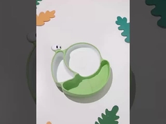 السلطعون السيليكون الأطفال الأطباق الحيوانية الأطباق خفيفة الوزن